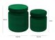 TOV Furniture by TOV Slashed Set of 2 Green Kris Storage Ottomans-4