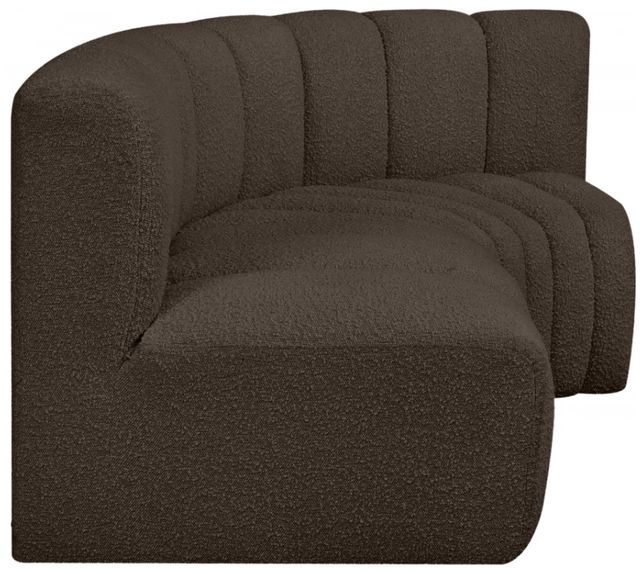 Meridian Furniture Arc 3-Piece Brown Sectional-2