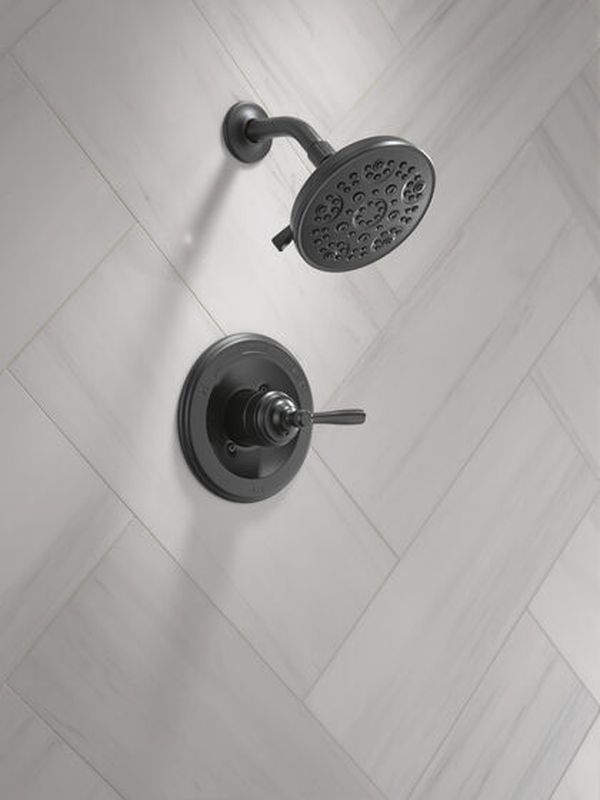 Delta Roe™ Monitor® 14 Series Matte Black Shower Only-2