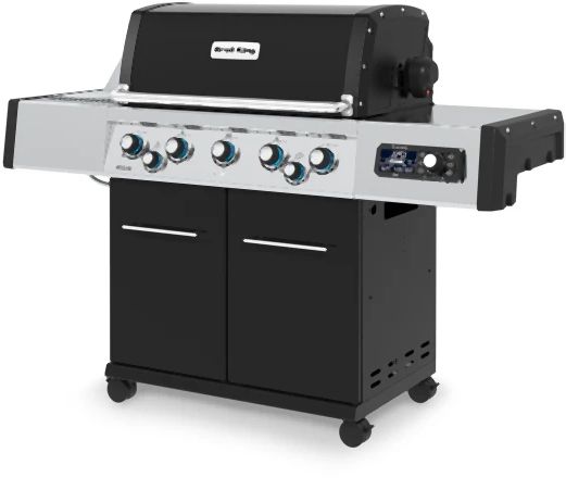 Broil King® Regal™ Q 590 Pro 5-Burner Black Freestanding Natural Gas Grill-3