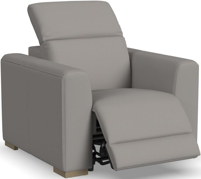 Flexsteel® Aurora Ash Power Recliner with Power Headrest-3