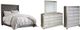 Signature Design by Ashley® Coralayne 4-Piece Gray King Upholstered Bed Set-0