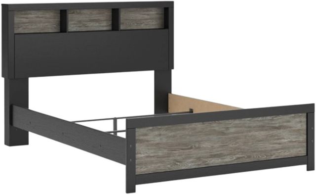 Signature Design by Ashley® Jonnifer Black/Gray Queen Bookcase Bed-2