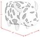Elements International Animal Stools Black/White Cow Storage Youth Stool-2