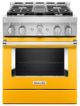 KitchenAid® 30" Yellow Pepper Smart Pro Style Gas Range-0