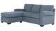 Cindy Crawford Home Liv French Blue Sofa Chaise-2