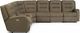 Flexsteel® Arlo Fossil Power Reclining Sectional with Power Headrests and Lumbar-0