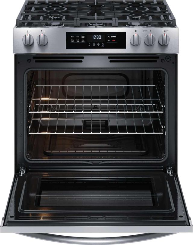 Frigidaire® 30" Stainless Steel Slide In Gas Range-1