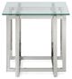 VIG Furniture Modrest Valiant Glass/Silver Coffee Table-1