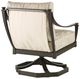 Century® Customizable Andalusia Aluminum Outdoor Swivel Rocker Lounge Chair-1