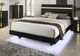 Furniture of America® Lillestrom 4-Piece Black/Gold Queen Bedroom Set-2