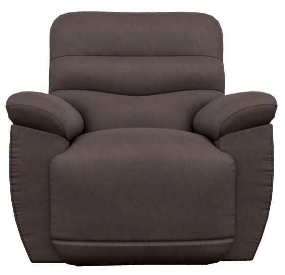 La-Z-Boy® Joshua Chestnut Leather Power Rocking Recliner with Headrest-1