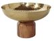 A & B Home Ramsey Brown/Gold Acacia Bowl-0