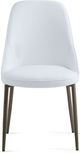 Inspire™ Cleo 2-Piece Aged Gold/White Side Chair-3