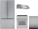 Thermador® 4 Piece Stainless Steel Induction Kitchen Package-0