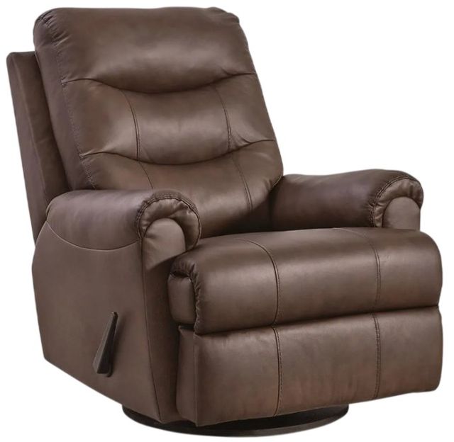 Signature Design by Ashley® Dolinger Espresso Swivel Glider  Manual Recliner-0