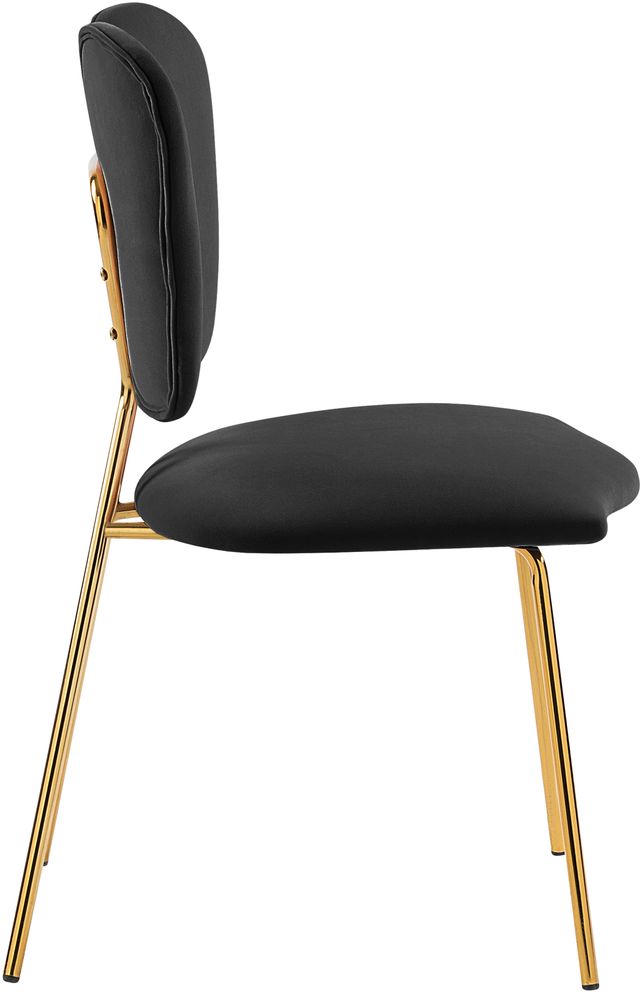 Meridian Furniture Angel Black Velvet Dining Chair-2