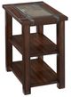 Magnussen Home® Roanoke Cherry Chairside End Table with Slate Top -0