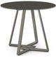 Amisco Customizable Dirk 36" Starstone Glass Top Round Table-0