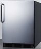 Summit® 5.1 Cu. Ft. Stainless Steel Under the Counter Refrigerator-1