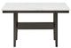 New Classic® Home Furnishings Carissa Faux Marble Top Counter Table with Espresso Base-2