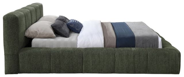 Meridian Furniture Carlin Olive Queen Upholstered Panel Bed-2