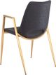 Zuo Modern Desi Black/Gold Dining Chair-4