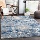 Surya Aberdine Bright Blue Sample 18"x18" Rug-5