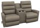 La-Z-Boy® Liam Mushroom Manual Wall Reclining Loveseat with Console-0