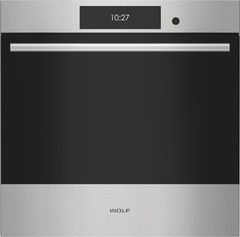 Wolf® E Series Transitional 24" Stainless Steel Single Electric Wall Oven