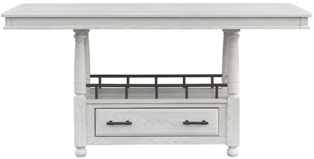 Bernards Bellamy Lane Whitewash Counter Height Dining Table-2