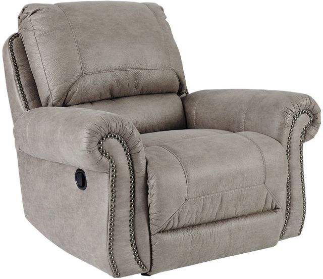 Signature Design by Ashley® Olsberg Steel Manual Rocker Recliner-0
