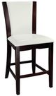 Homelegance® Daisy White/Espresso Counter Height Chair-0