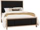 Artisan & Post by Vaughan-Bassett Crafted Cherry Bedroom by Ben & Erin Napier Black Fab/Bleached Cherry California King Upholstered Panel Bed-0