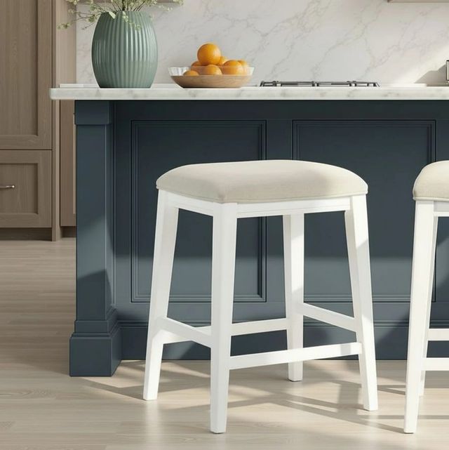 Armen Living Jane 3-Piece Dune Cloud/White Counter Stool Set-1