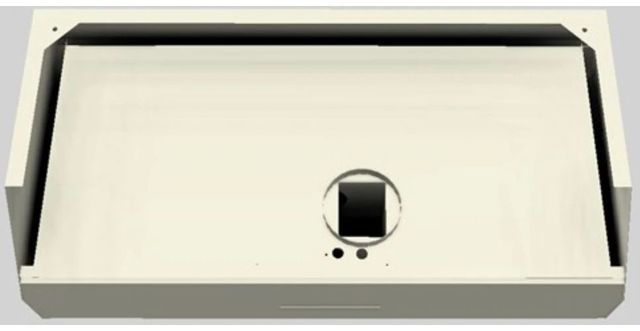Vent-A-Hood® Designer Series 48" Biscuit Wall Mounted Range Hood-2