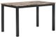 Mazin Furniture Tempe II 5-Piece Black/Dark Brown Dinette Set-1