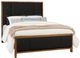 Artisan & Post by Vaughan-Bassett Crafted Cherry Bedroom by Ben & Erin Napier Black Fab/Medium Cherry California King Upholstered Panel Bed-0