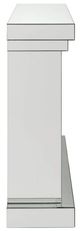 ACME Furniture Nysa Mirrored Electric Fireplace-4