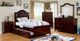 Furniture of America® Olivia Dark Walnut Nightstand-2