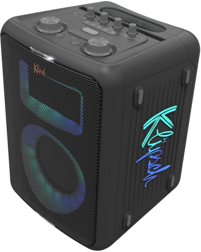 Klipsch® Music City Series 5.25" Black Portable Bluetooth Speaker -4