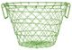 A & B Home Leonora Lime Green Wire Basket-0
