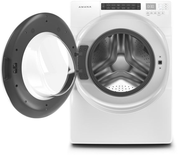 Amana® 5.0 Cu. Ft. White Front Load Washer-4