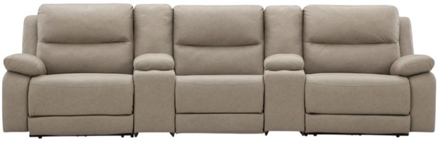 Signature Design by Ashley® Narwhal Place 5-Piece Pebble Power Reclining Sectional-0