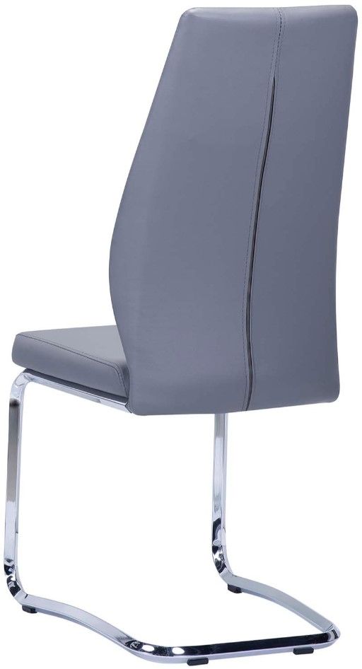 Mazin Furniture Jason Gray Side Dining Chair-1