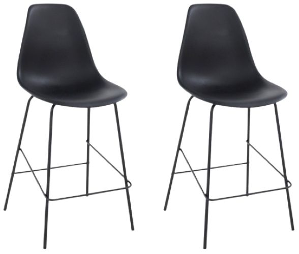 Signature Design by Ashley® Forestead Black Tall Bar Stool-2
