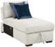 Homelegance® Isla 3-Piece Beige U-Shape Sectional with Pull-Out Bed and Reversible Chaises-5