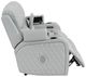 ACME Furniture Elonzo Light Gray Power Reclining Loveseat with Power Headrest and Console-4