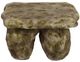 A & B Home Gray Ceramic Rectangular Outdoor Accent Table-0