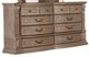 Furniture of America® Seven Oaks Weathered Oak Dresser-0